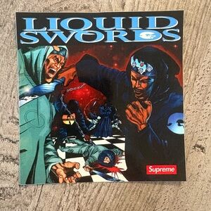Supreme Liquid Swords Sticker FW18